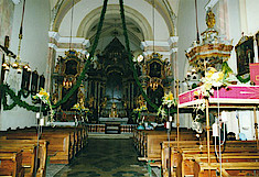 Innenansicht der Pfarrkirche St. Andrä i.S.